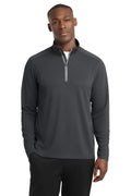 Sport-Tek Men's   Sport-Wick   Textured 1/4-Zip Pullover