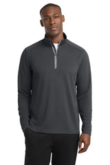 Sport-Tek Men's   Sport-Wick   Textured 1/4-Zip Pullover