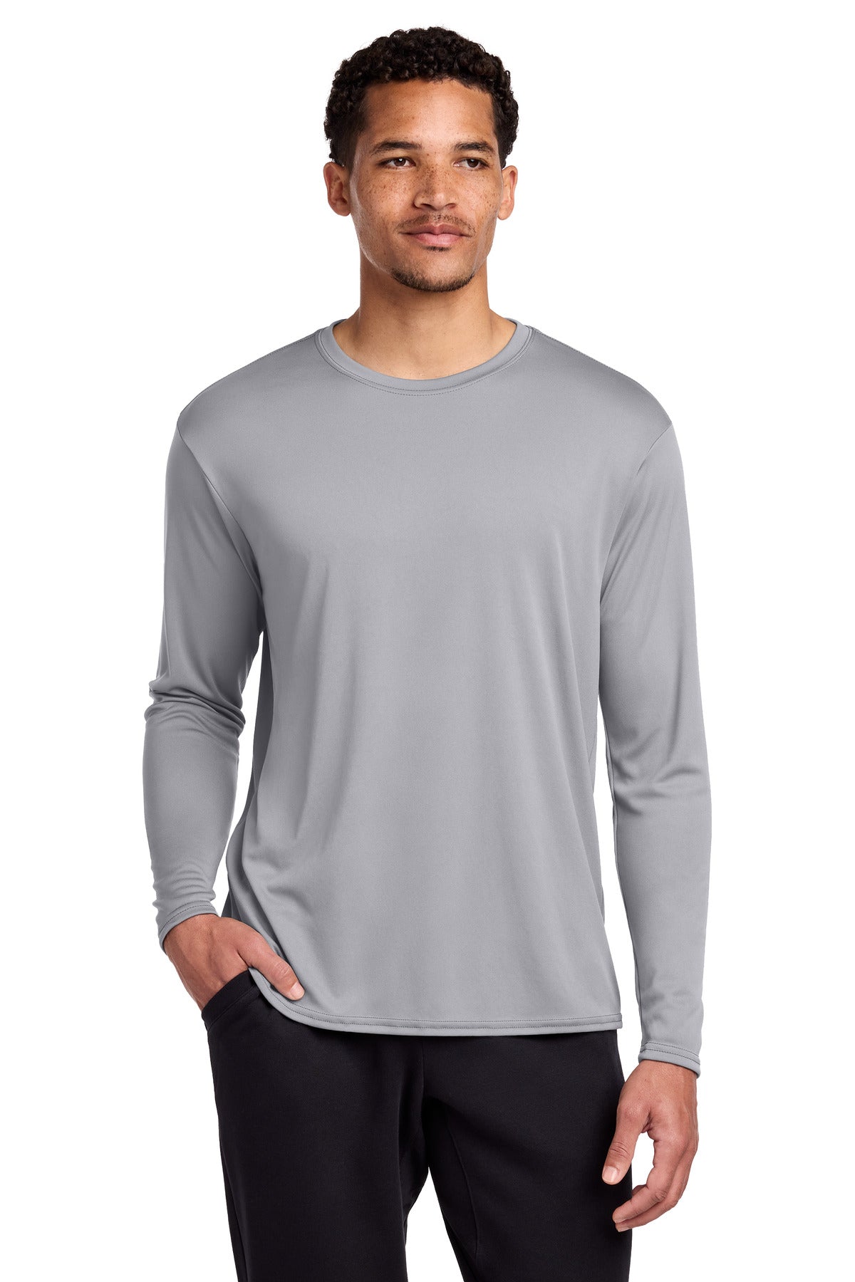 Port & Co Men's   Long Sleeve Performance Tee