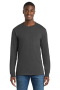 Port & Co Men's   Long Sleeve Essential Pocket Tee