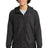 Sport-Tek Men's   Heather Colorblock Raglan Hooded Wind Jacket