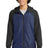 Sport-Tek Men's   Heather Colorblock Raglan Hooded Wind Jacket