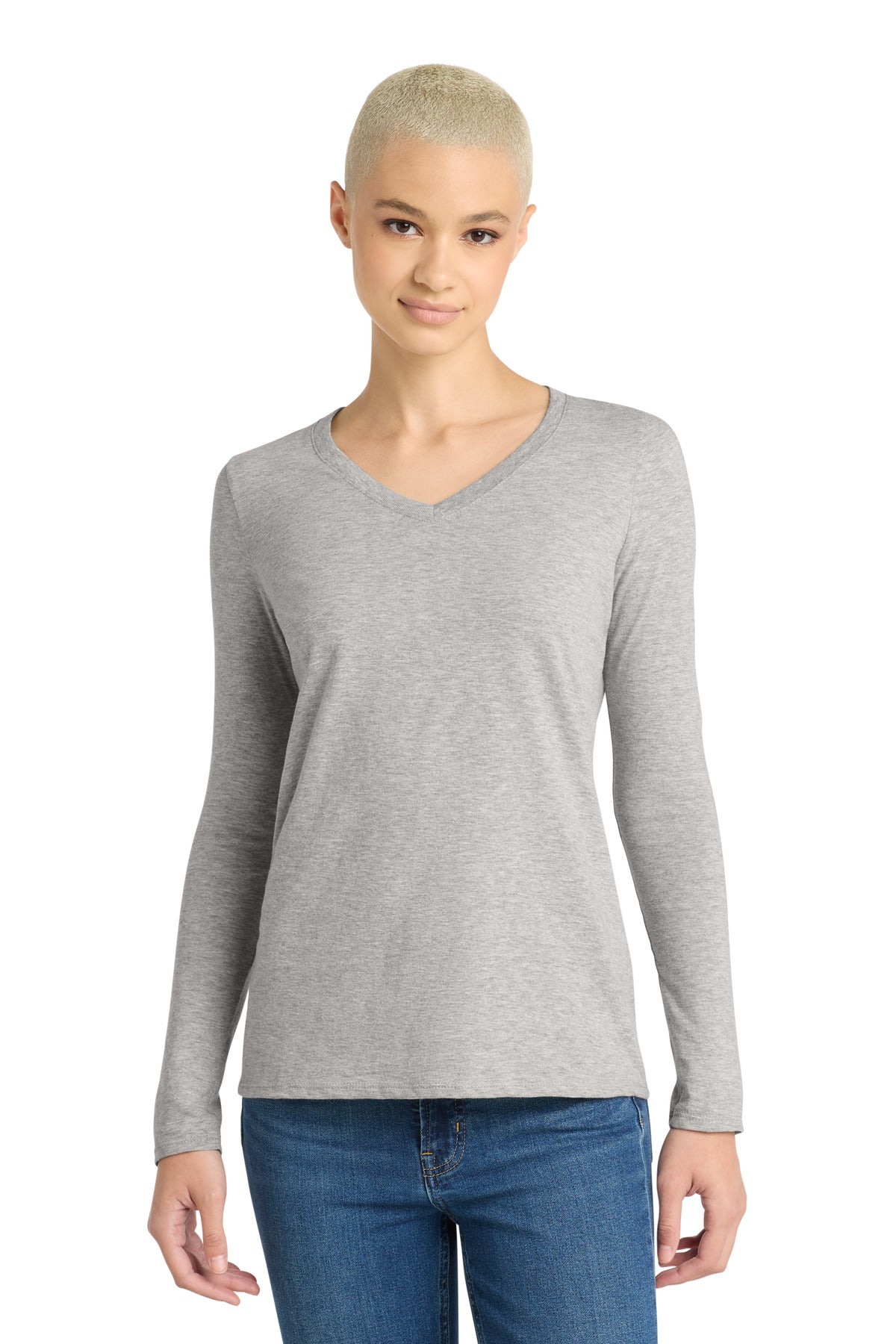 District Women's    Very Important Tee    Long Sleeve V-Neck