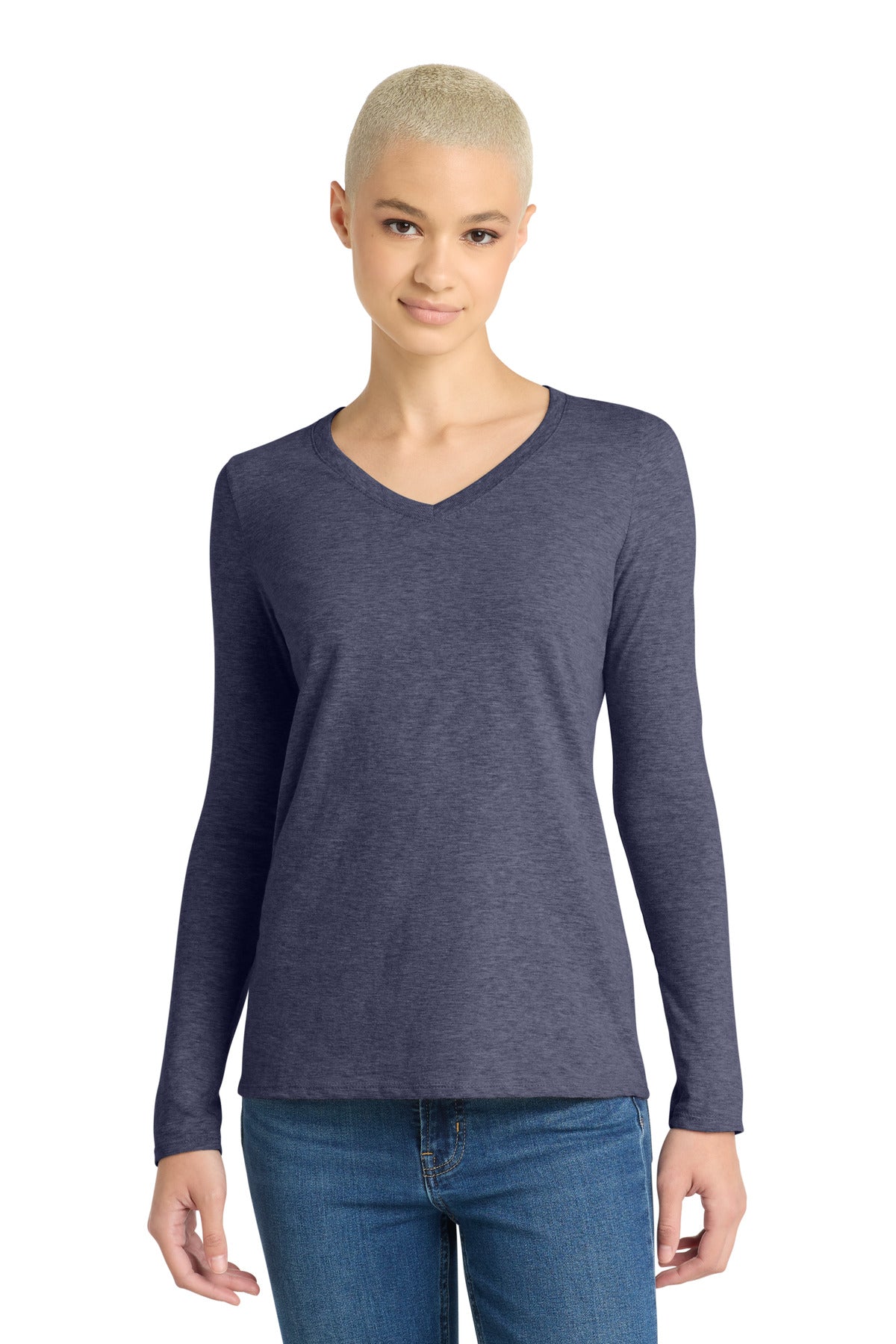 District Women's    Very Important Tee    Long Sleeve V-Neck