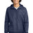 Sport-Tek Men's   Embossed Hooded Wind Jacket