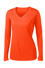 Sport-Tek Women's   Long Sleeve PosiCharge   Competitor V-Neck Tee-3