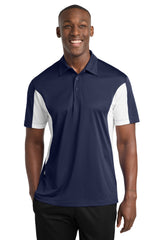 Sport-Tek Men's   Tall Side Blocked Micropique Sport-Wick   Polo