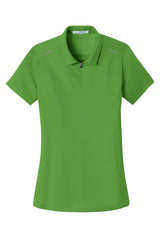 Port Authority Women's   Pinpoint Mesh Zip Polo-3