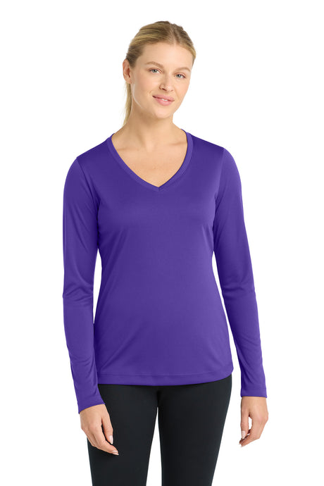 Sport-Tek Women's   Long Sleeve PosiCharge   Competitor V-Neck Tee