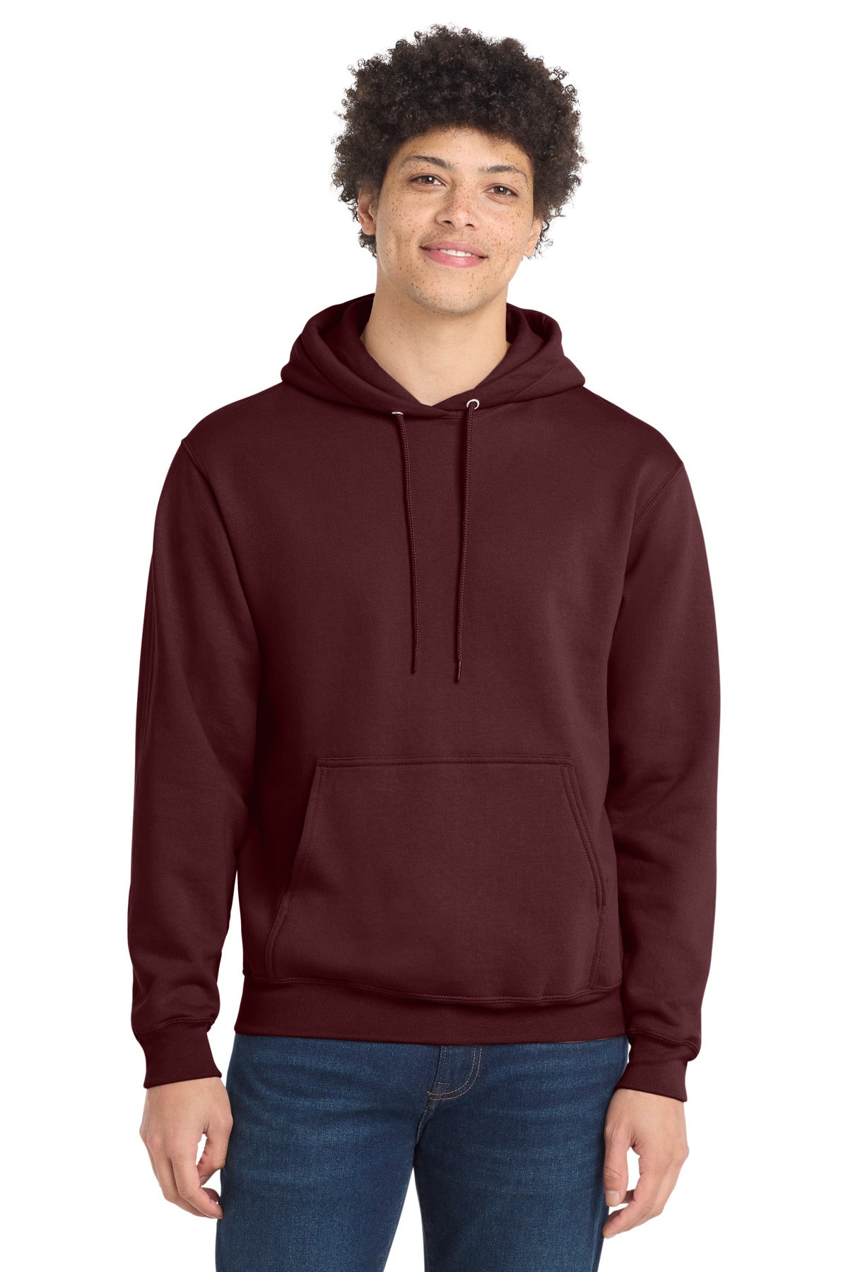 Port & Co Men's   Core Fleece Pullover Hooded Sweatshirt