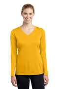 Sport-Tek Women's   Long Sleeve PosiCharge   Competitor V-Neck Tee-1