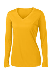 Sport-Tek Women's   Long Sleeve PosiCharge   Competitor V-Neck Tee-3