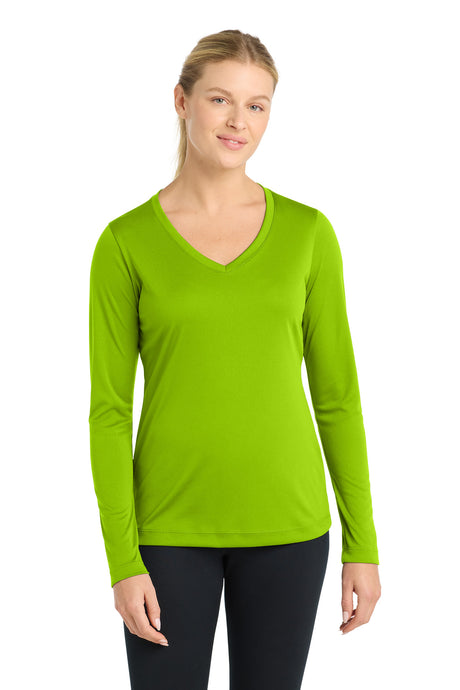 Sport-Tek Women's   Long Sleeve PosiCharge   Competitor V-Neck Tee