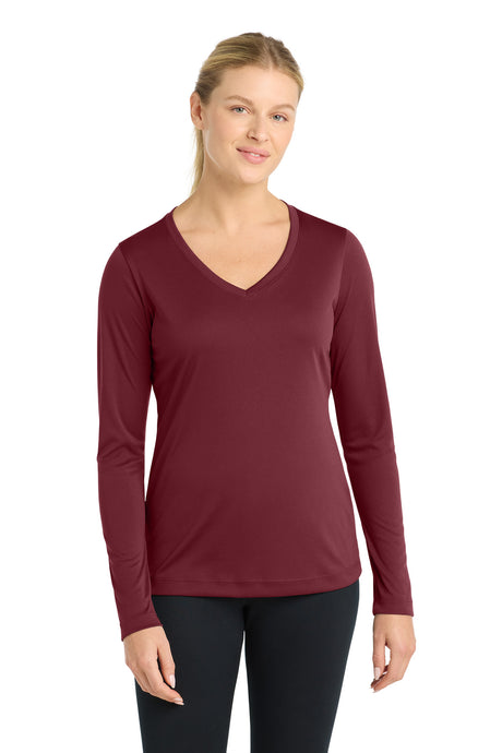 Sport-Tek Women's   Long Sleeve PosiCharge   Competitor V-Neck Tee