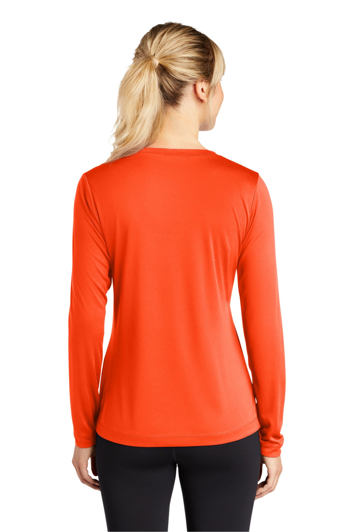 Sport-Tek Women's   Long Sleeve PosiCharge   Competitor V-Neck Tee-2