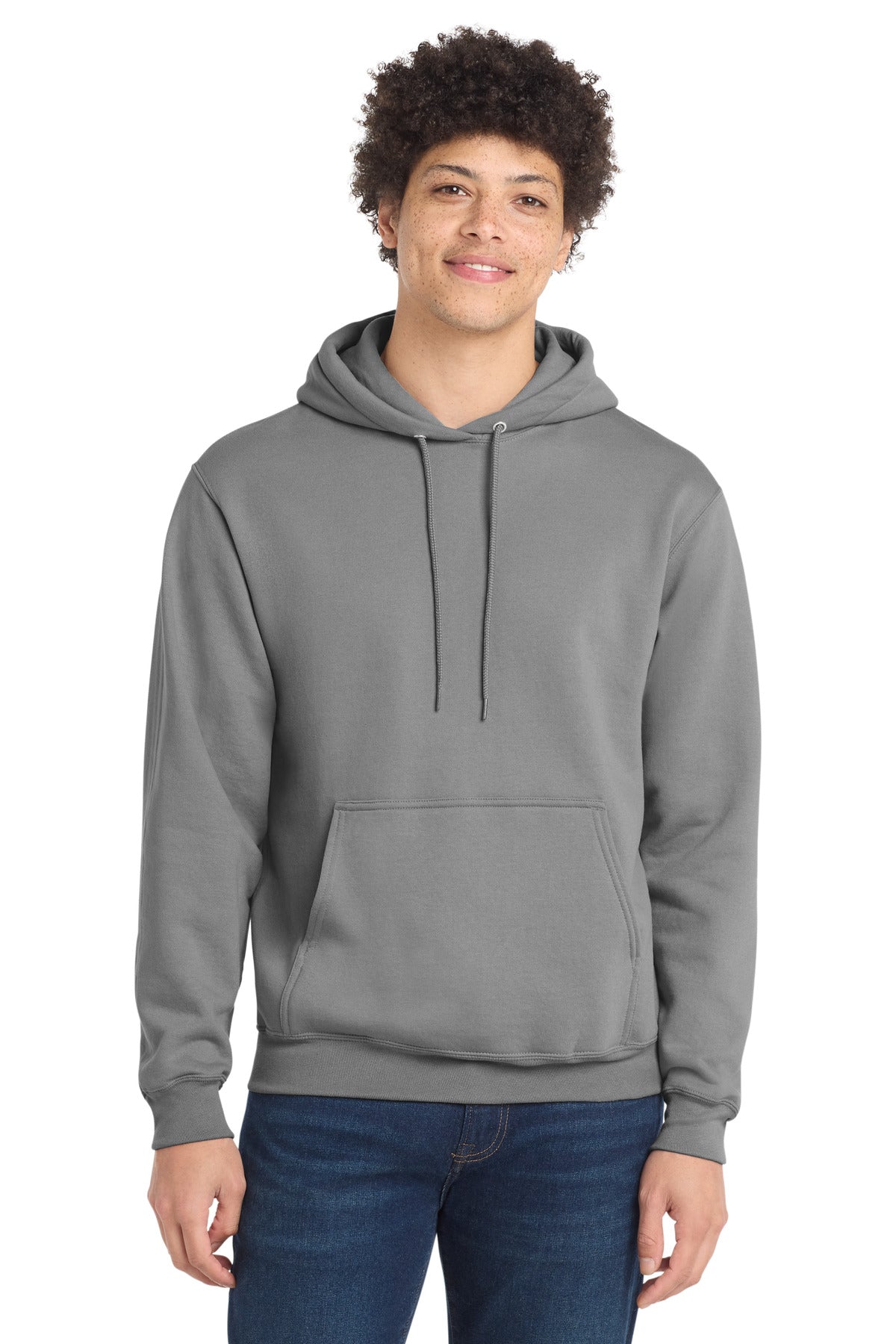 Port & Co Men's   Core Fleece Pullover Hooded Sweatshirt