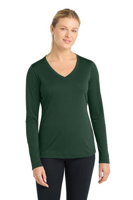 Sport-Tek Women's   Long Sleeve PosiCharge   Competitor V-Neck Tee