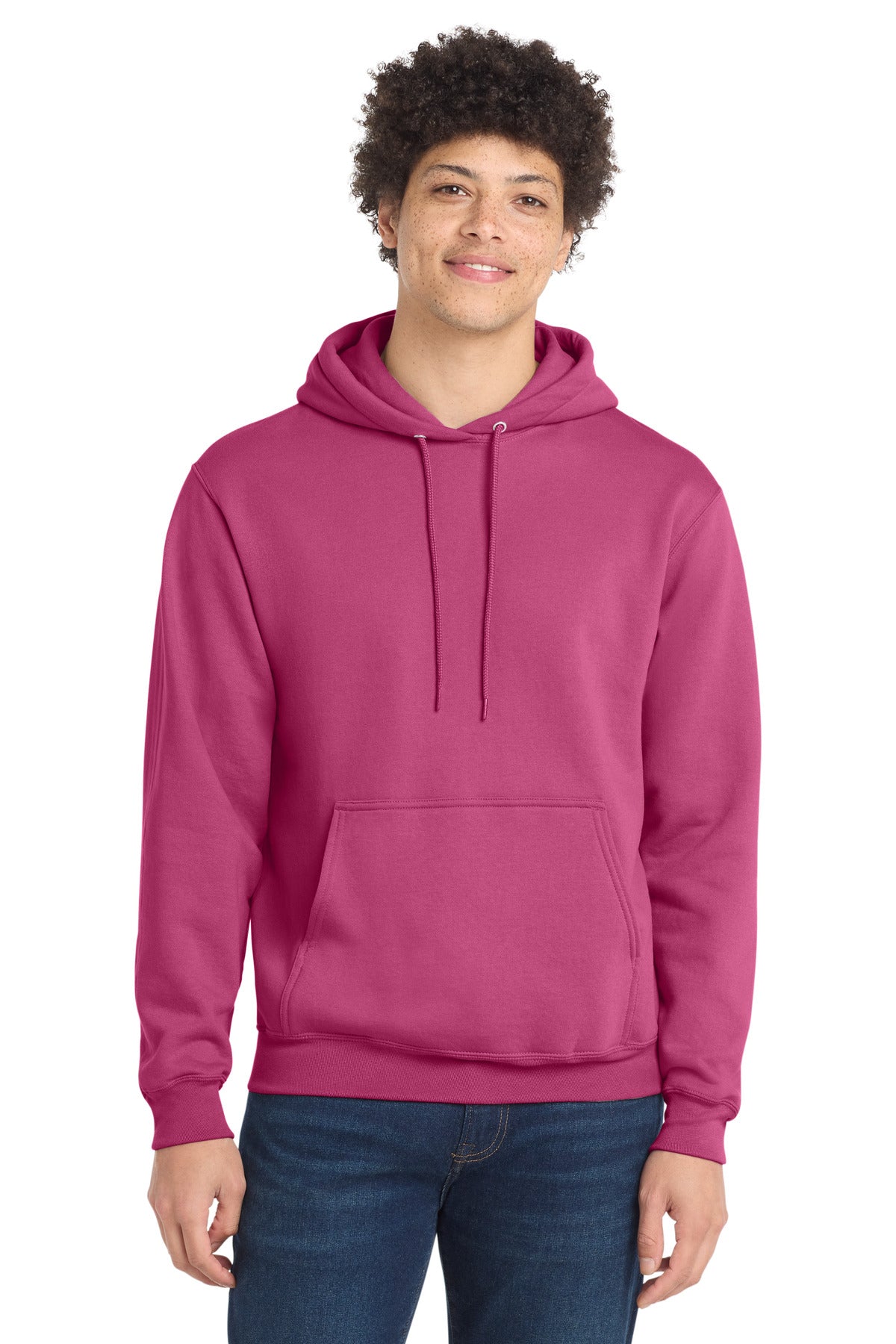 Port & Co Men's   Core Fleece Pullover Hooded Sweatshirt