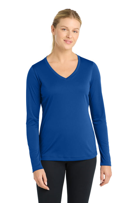 Sport-Tek Women's   Long Sleeve PosiCharge   Competitor V-Neck Tee