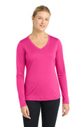 Sport-Tek Women's   Long Sleeve PosiCharge   Competitor V-Neck Tee