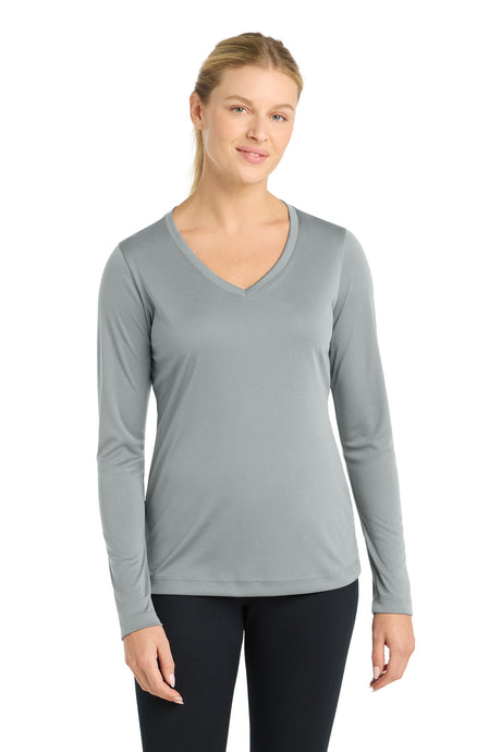 Sport-Tek Women's   Long Sleeve PosiCharge   Competitor V-Neck Tee