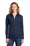 Port & Co Women's   Core Fleece Full-Zip Hooded Sweatshirt