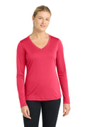 Sport-Tek Women's   Long Sleeve PosiCharge   Competitor V-Neck Tee