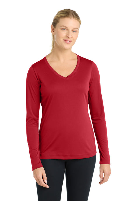 Sport-Tek Women's   Long Sleeve PosiCharge   Competitor V-Neck Tee