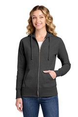 Port & Co Women's   Core Fleece Full-Zip Hooded Sweatshirt