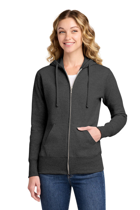 Port & Co Women's   Core Fleece Full-Zip Hooded Sweatshirt
