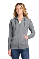 Port & Co Women's   Core Fleece Full-Zip Hooded Sweatshirt