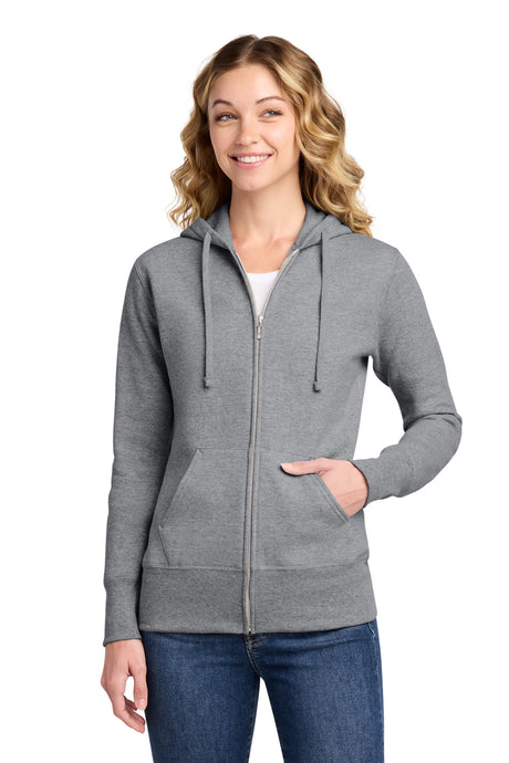 Port & Co Women's   Core Fleece Full-Zip Hooded Sweatshirt