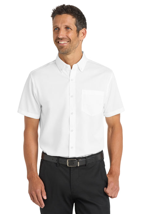 Port Authority Men's   Short Sleeve SuperPro   Twill Shirt