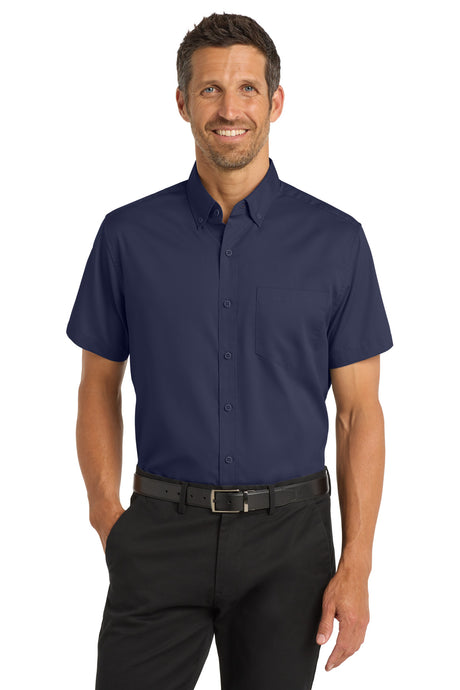 Port Authority Men's   Short Sleeve SuperPro   Twill Shirt