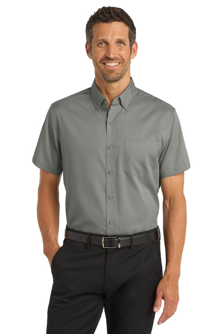 Port Authority Men's   Short Sleeve SuperPro   Twill Shirt