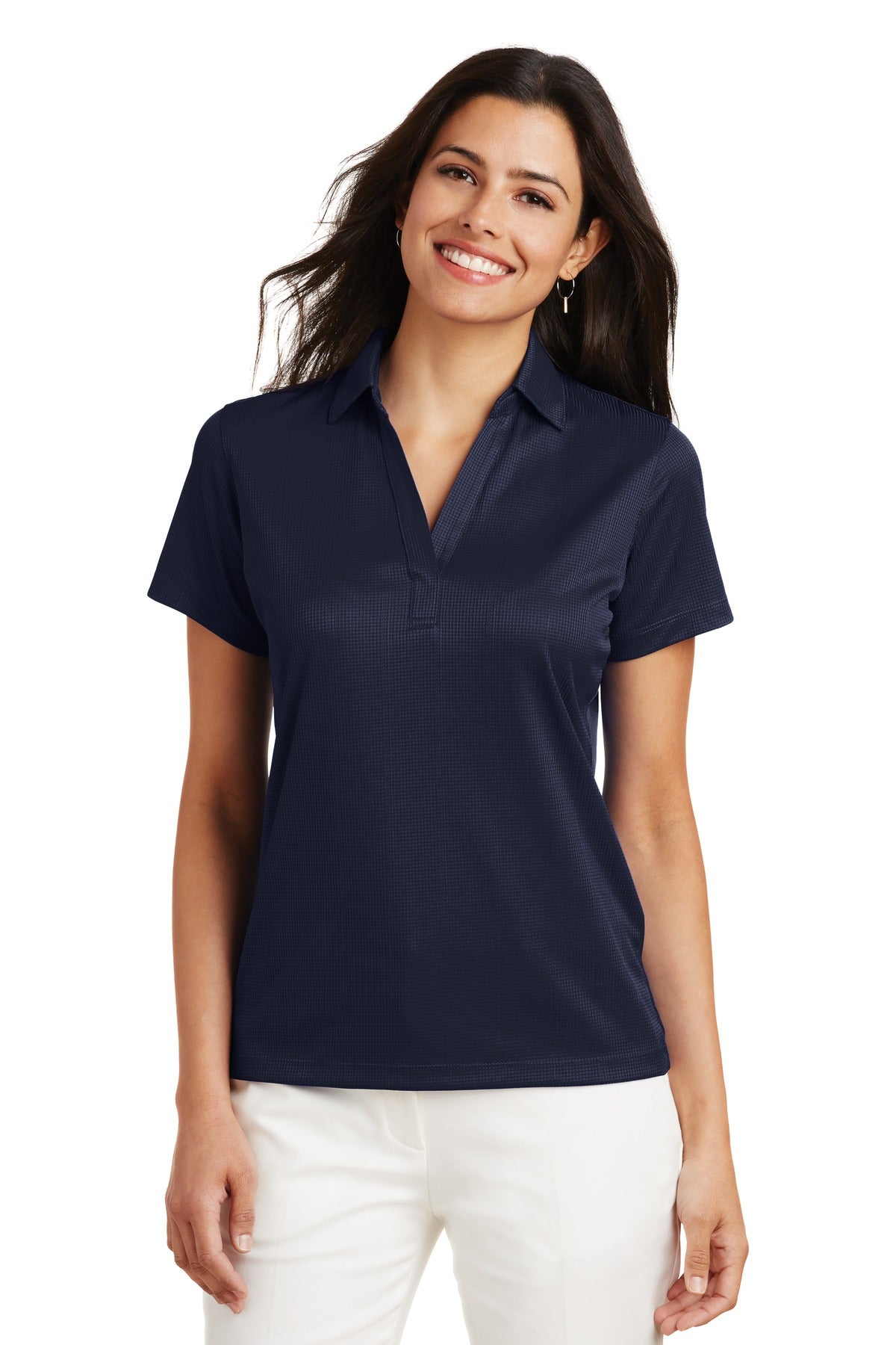 Port Authority Women's   Performance Fine Jacquard Polo