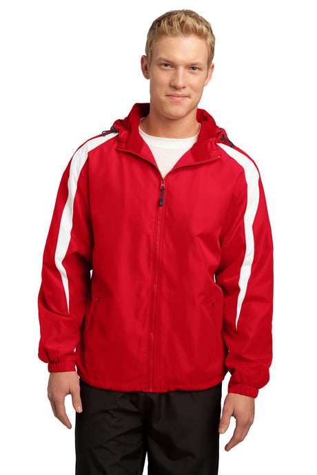 Sport-Tek Men's   Fleece-Lined Colorblock Jacket