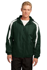 Sport-Tek Men's   Fleece-Lined Colorblock Jacket