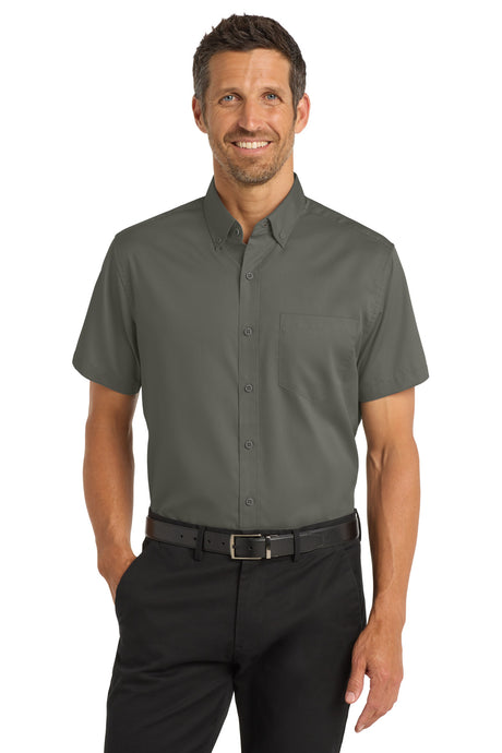 Port Authority Men's   Short Sleeve SuperPro   Twill Shirt