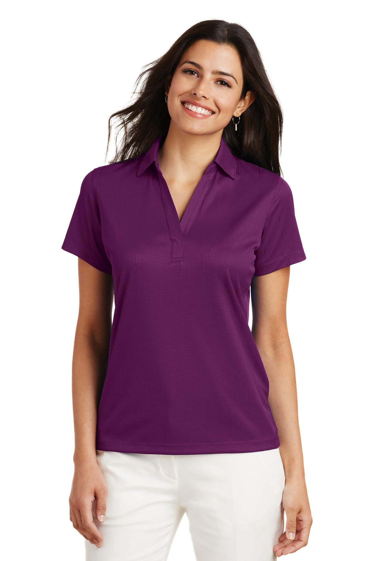 Port Authority Women's   Performance Fine Jacquard Polo