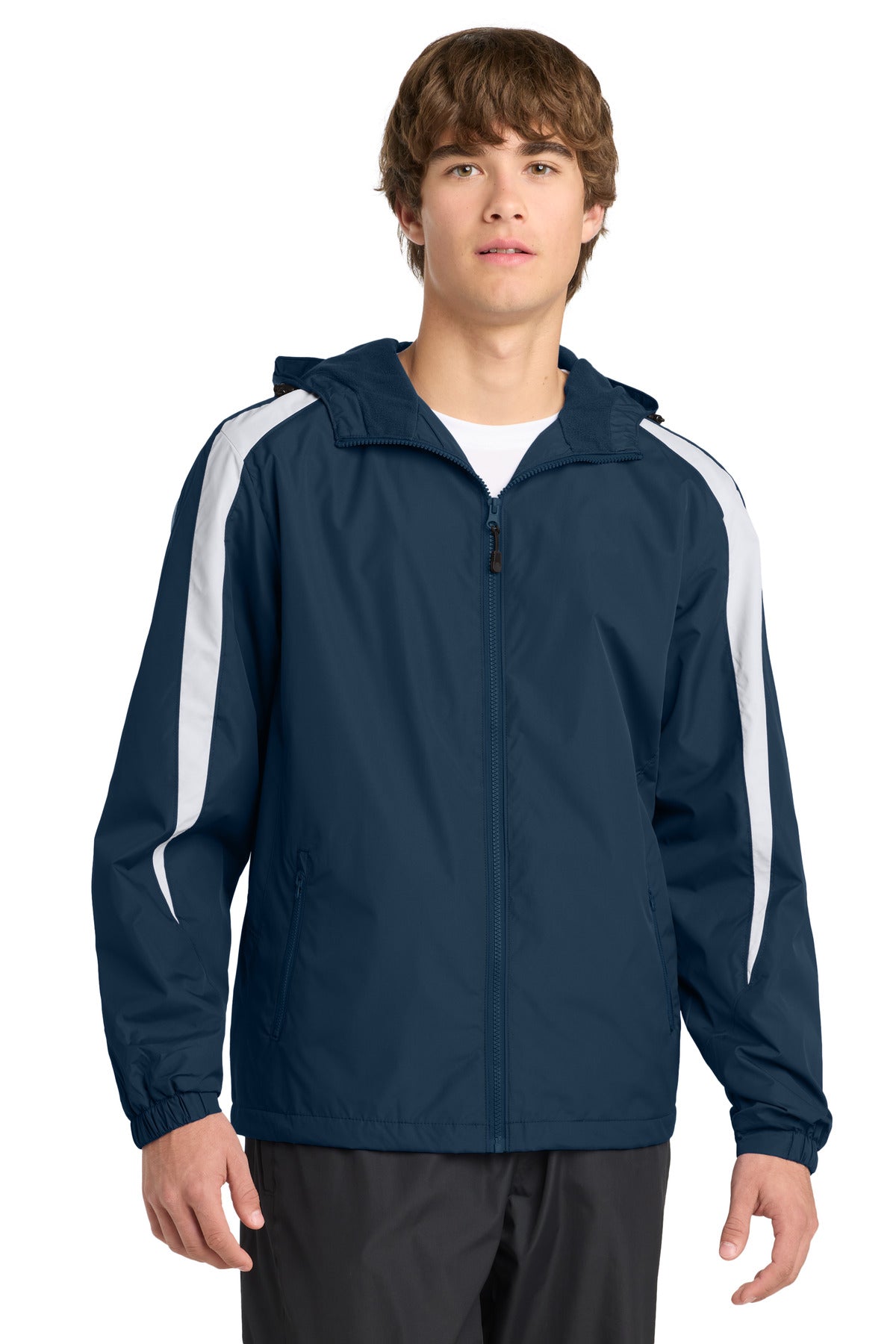 Sport-Tek Men's   Fleece-Lined Colorblock Jacket