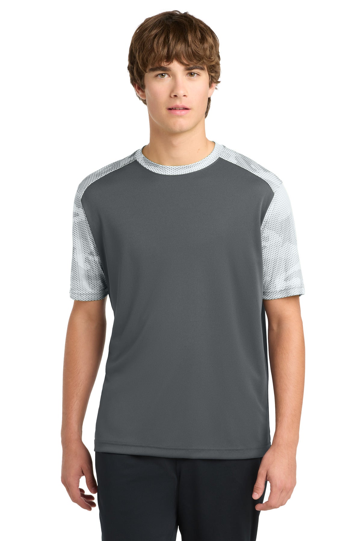 Sport-Tek Men's   CamoHex Colorblock Tee