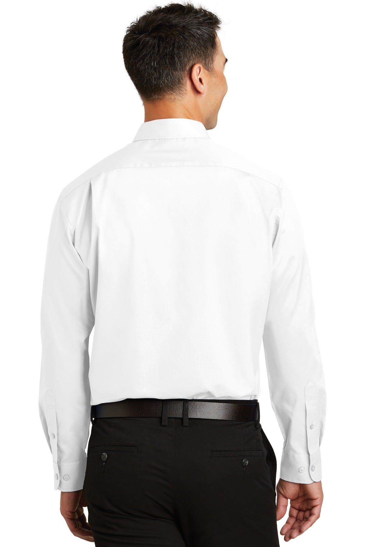 Port Authority Men's   Tall SuperPro   Twill Shirt-2