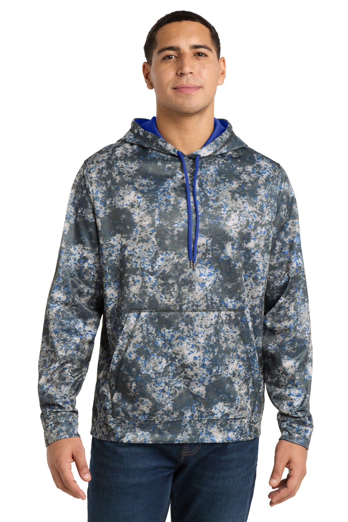 Sport-Tek Men's   Sport-Wick   Mineral Freeze Fleece Hooded Pullover
