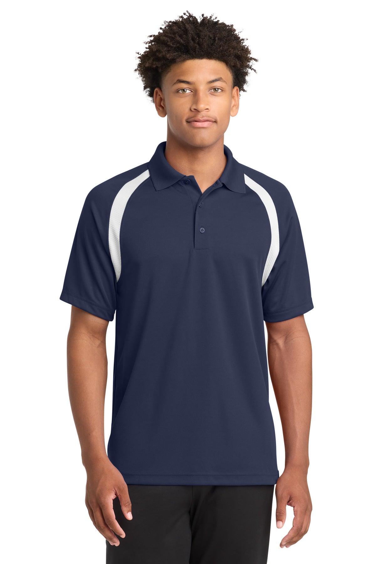 Sport-Tek Men's   Dry Zone   Colorblock Raglan Polo