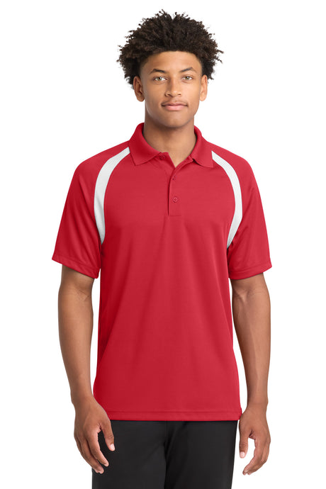 Sport-Tek Men's   Dry Zone   Colorblock Raglan Polo