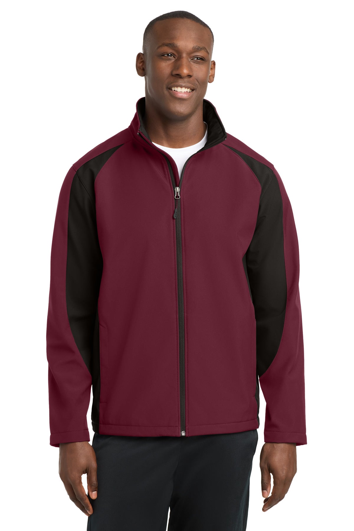 Sport-Tek Men's   Colorblock Soft Shell Jacket
