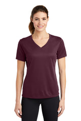 Sport-Tek Women's   PosiCharge   RacerMesh   V-Neck Tee