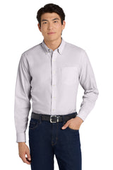 Port Authority Men's    SuperPro    Oxford Stripe Shirt