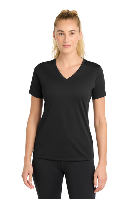 Sport-Tek Women's   PosiCharge   RacerMesh   V-Neck Tee